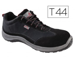Zapatos de seguridad de piel de serraje suela de composite negro talla 44